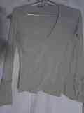 Camiseta cuello pico chica benetton