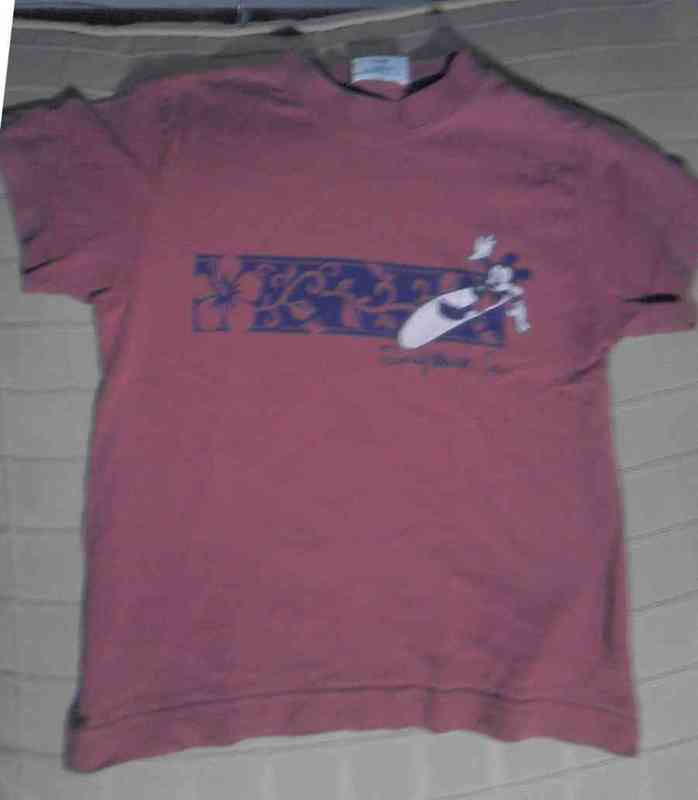 Camiseta t- 5 años roja