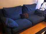 Sofa azul 2 plazas grandes (2 metros largo)