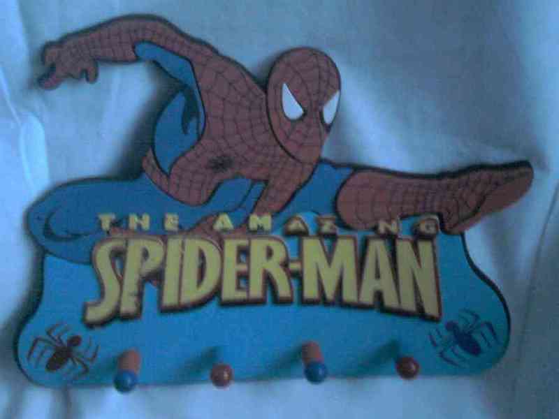 Percha 4 puntos spiderman