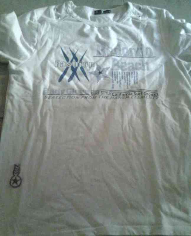 Camisa de letras t-xl