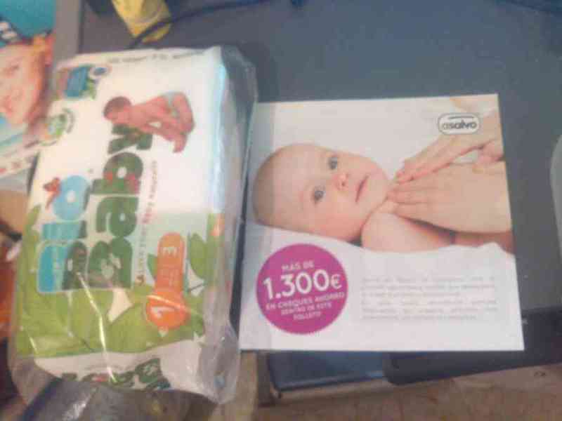 Pañales y un cheque 1,300 descuento