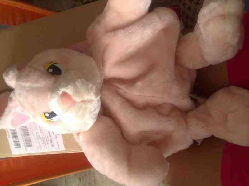 Mochilita de coneja rosa