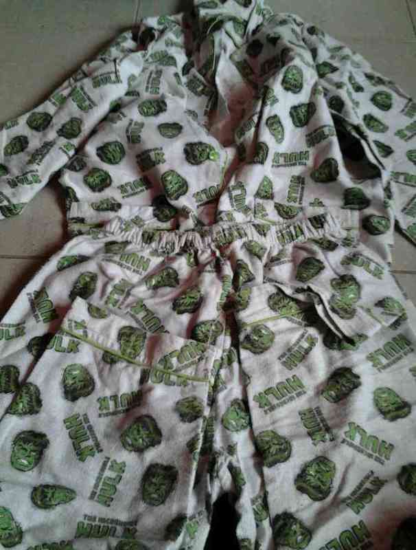 Pijama completo de hulk