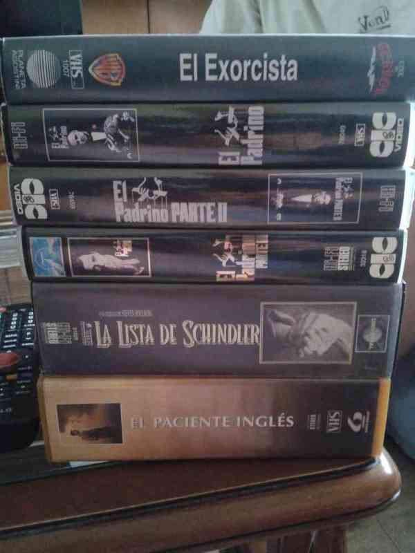 Regalo 6 cintas vhs originales
