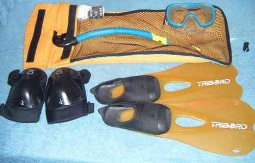 Pack de buceo infantil.