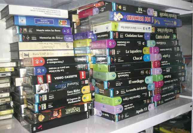 Coleccion de peliculas vhs