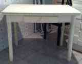 Mesa blanca extensible