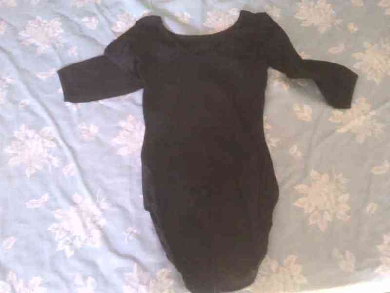 Body negro de gimnasia