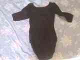 Body negro de gimnasia