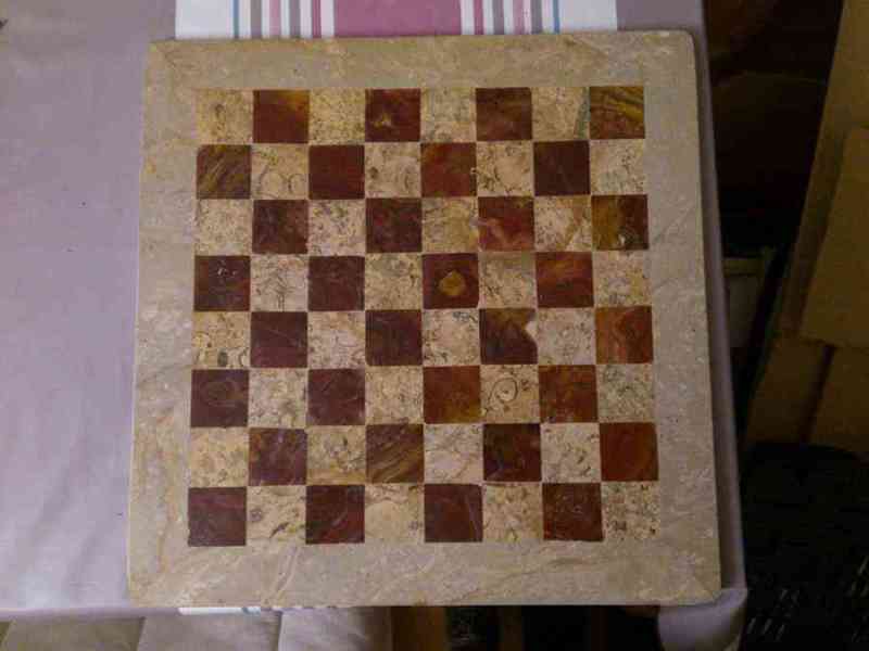 Regalo tablero de ajedrez de mármol