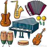 Instrumentos musicales para los niños :)