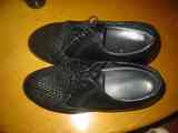 Zapatos negros cordones talla 35(mariluz)