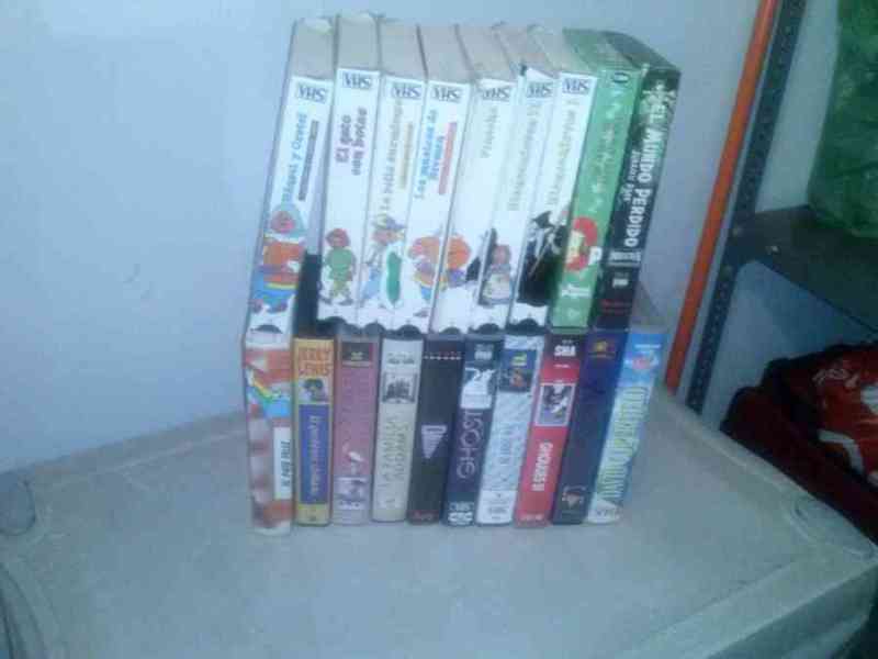 Regalo cintas vhs peliculas