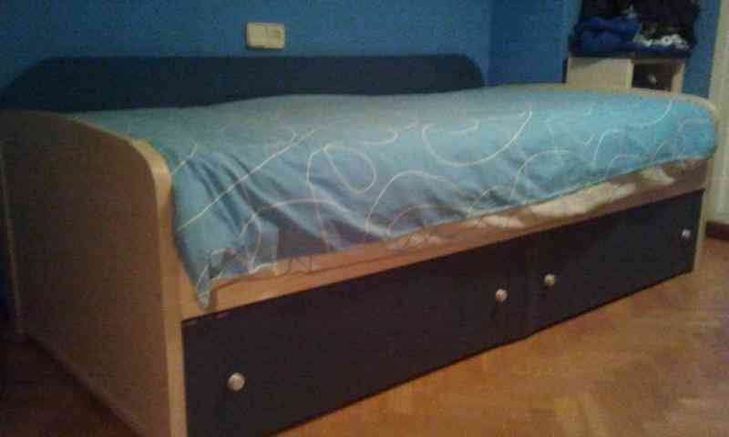 Cama nido de 90 con cajones