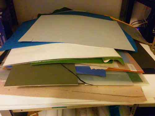 Papeles varios para maquetas 