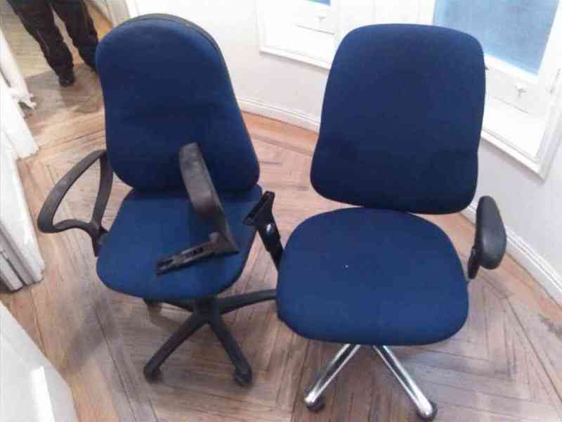 Dos sillas de oficina