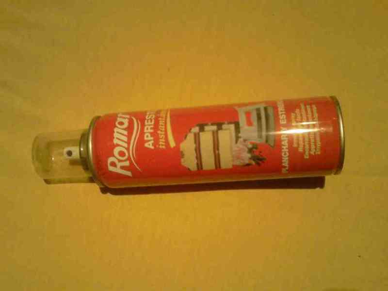 Bote spray apresto ropa