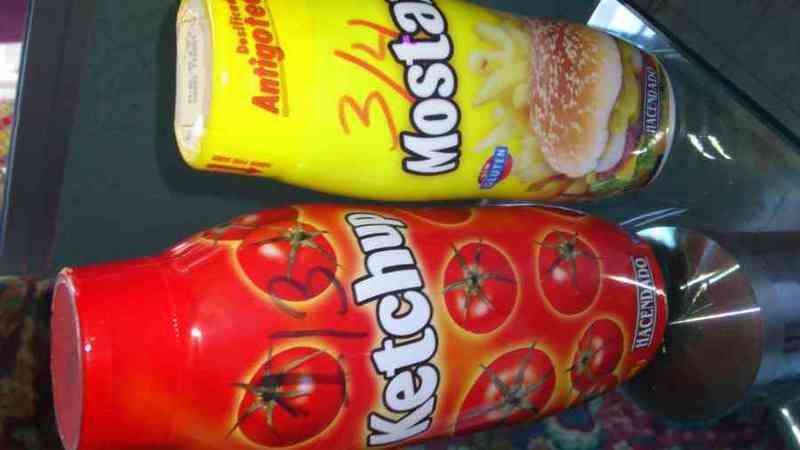 Mostaza y ketchup