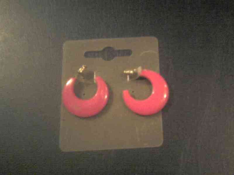 Pendientes fucsia