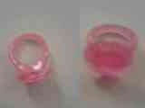 Anillo rosa plástico