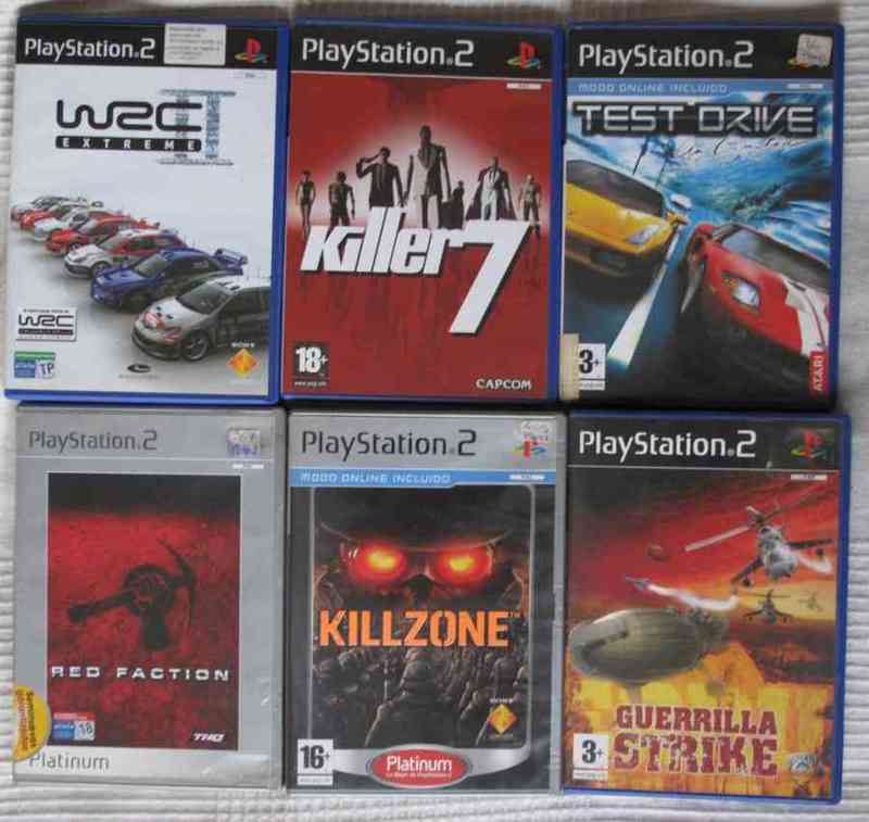 Cajas para juegos ps2