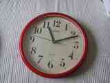 Reloj cocina rojo