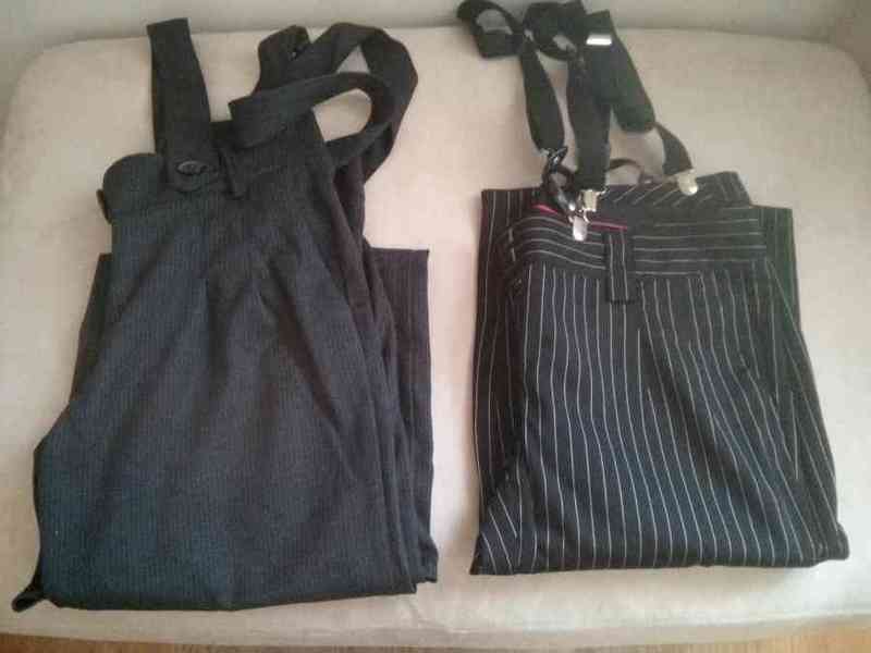 2 pantalones vestir talla 40/42 chica alta alta