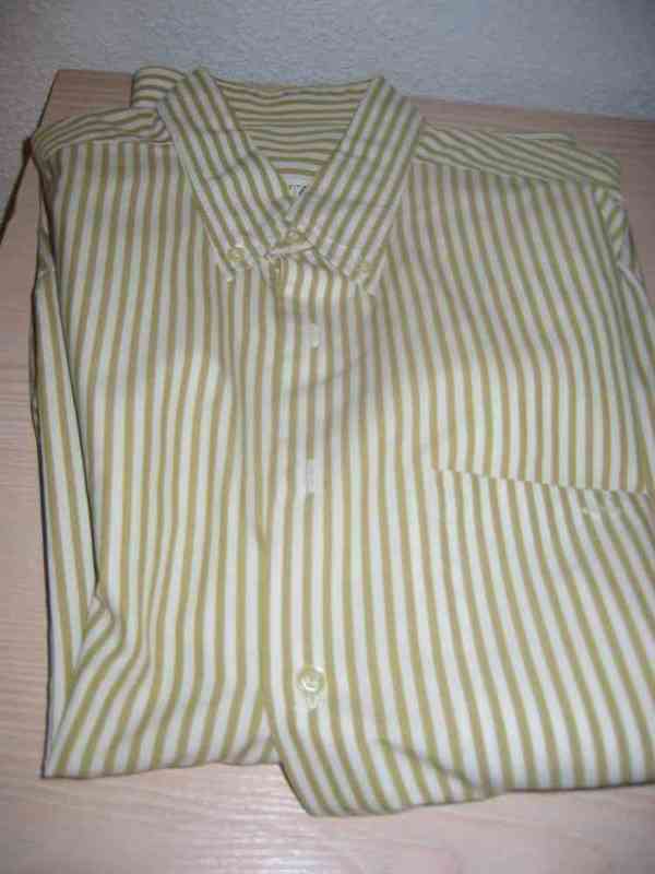 Camisa caballero manga corta rayas verdes(rogero)