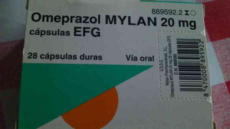 Omeprasol mylan 20 mg.