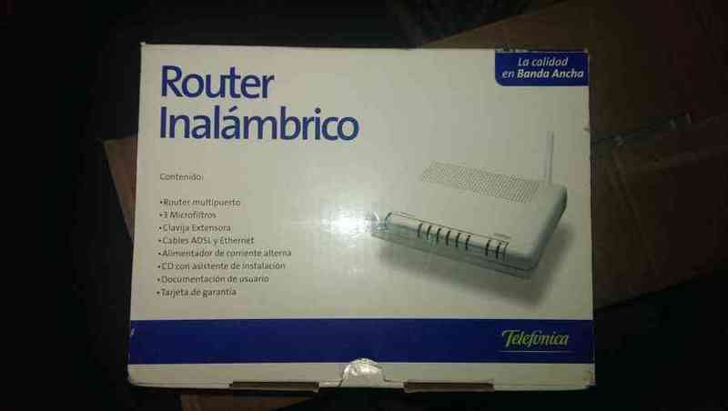 Router inalambrico de telefónica