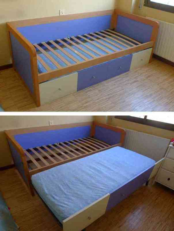 Cama doble 90 x 190 cm 