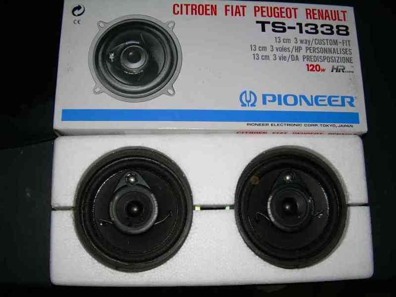 2 altavoces 13cm 3 vías pioneer 120w