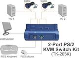 2-port ps/2 kvm switch