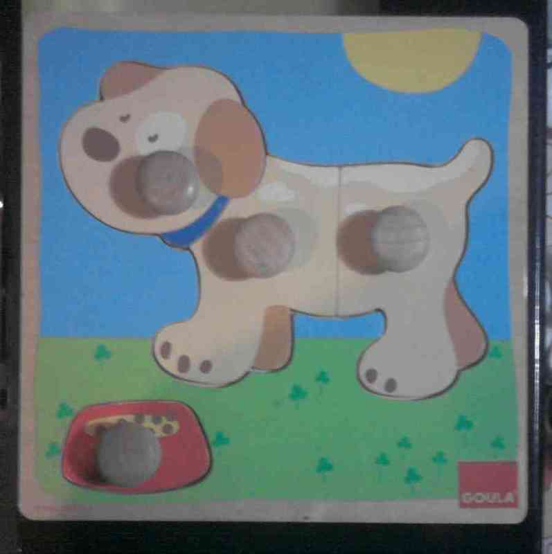 Puzzle perro con agarre