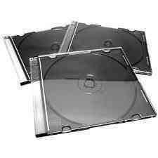 10 cajas de cds y 2 de dvds