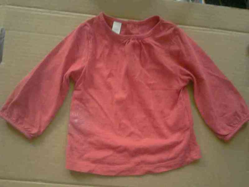 Camiseta roja m/l talla 6 meses