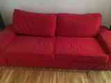 Sofa rojo ikea - kivik