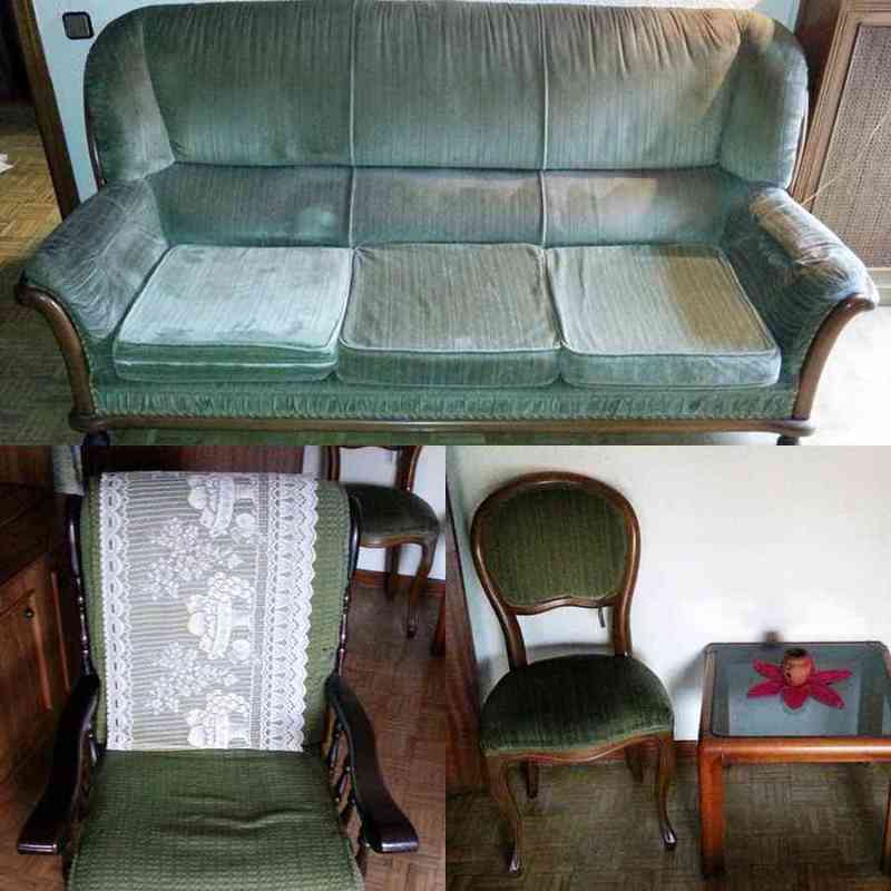 Sillón, sofá y sillas