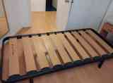 Somier lamas de madera + colchón de 1, 90 x 0,90