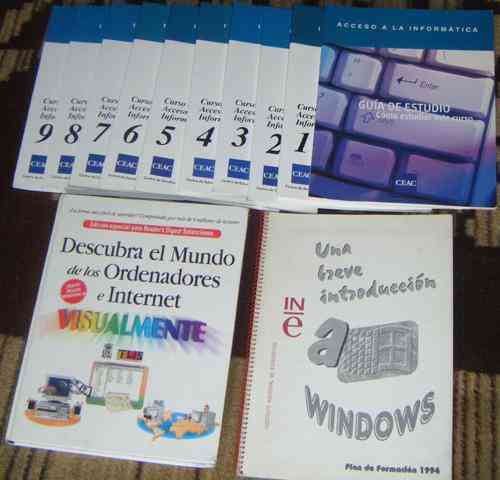 Curso y libros de informática para principiantes.