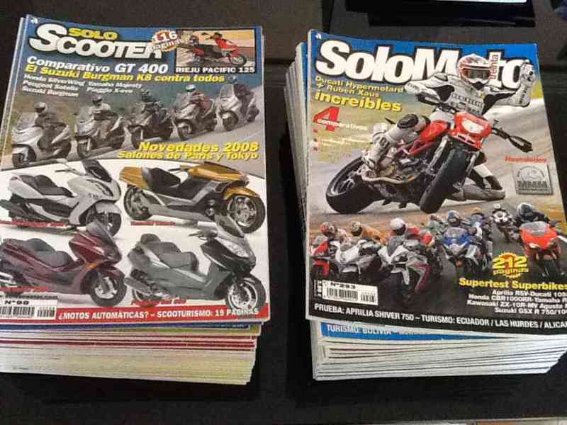 Regalo lote revistas "solo moto"