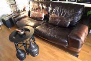 Sofa imitacion cuero 3 plazas