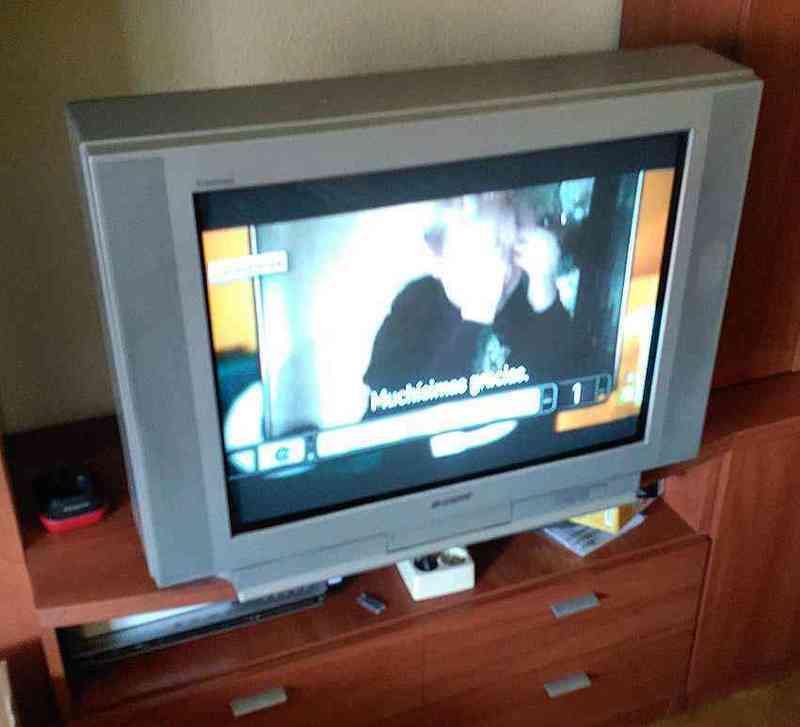 Televisión sony black trinitron