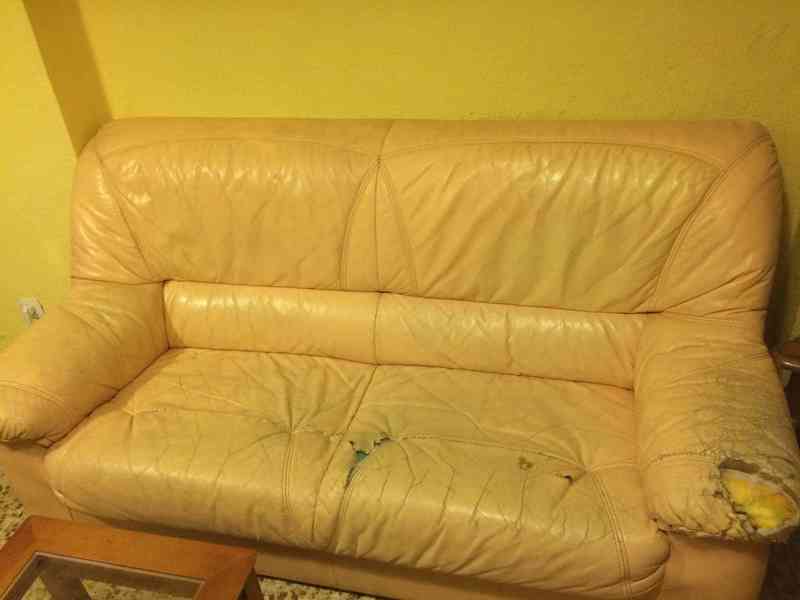 Sofa Polipiel 3 plazas