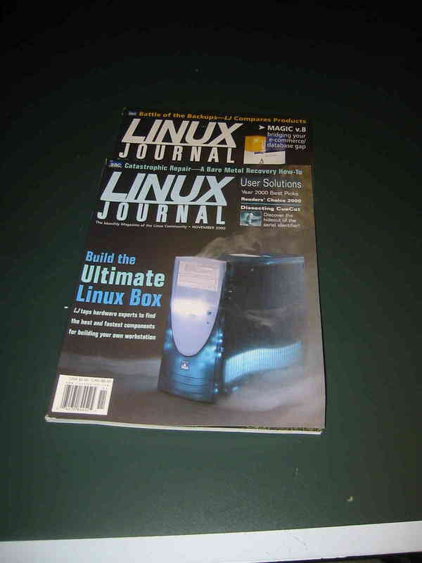 Revistas antiguas de informatica Linux