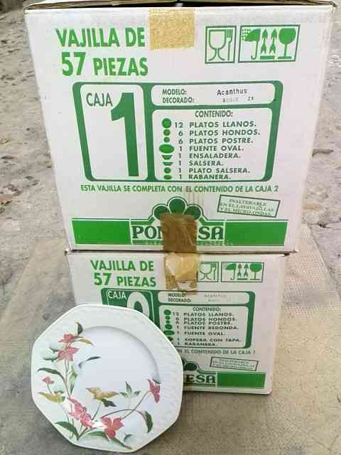 Vajilla de 57 piezas