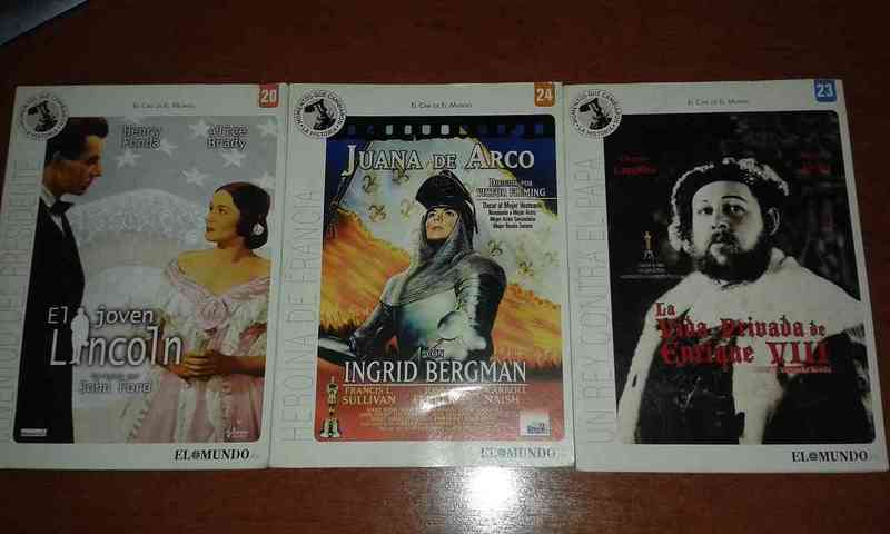 3 DVDs. El Cine de El Mundo.