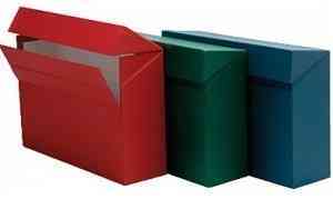 26 Cajas transferencia forrado verde