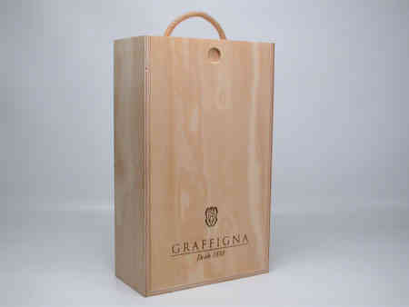 Caja de madera (vino)